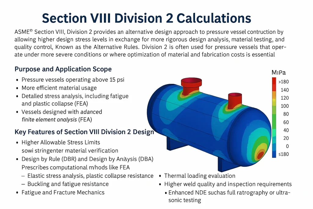 Section VIII Division 2 Design Infographic