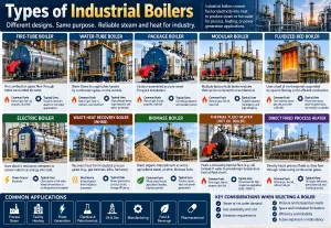 Read more about the article Types of Industrial Boilers and Their Applications