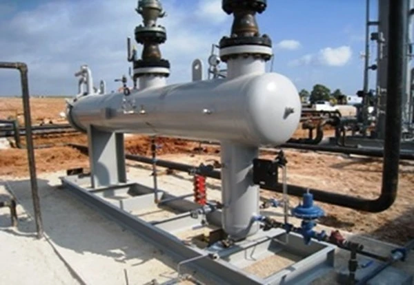 A picture of a Coalescing Gas Separator in service