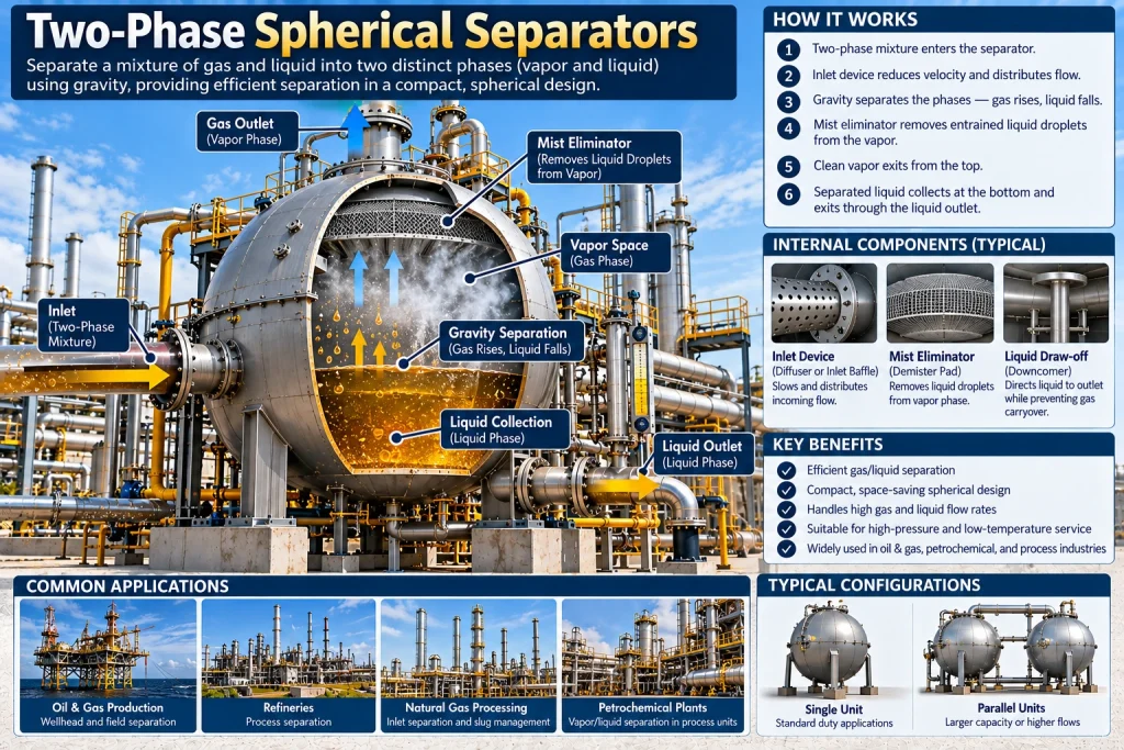 Infographic of Spherical-Separators