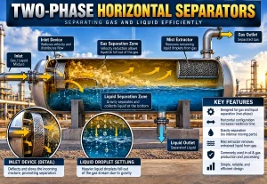 Read more about the article Two-Phase Horizontal Separators