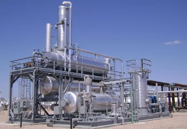 A picture of a Glycol-Dehydration-Unit in service