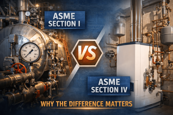ASME Section I vs Section IV: Key Differences Every Boiler Owner Should Know