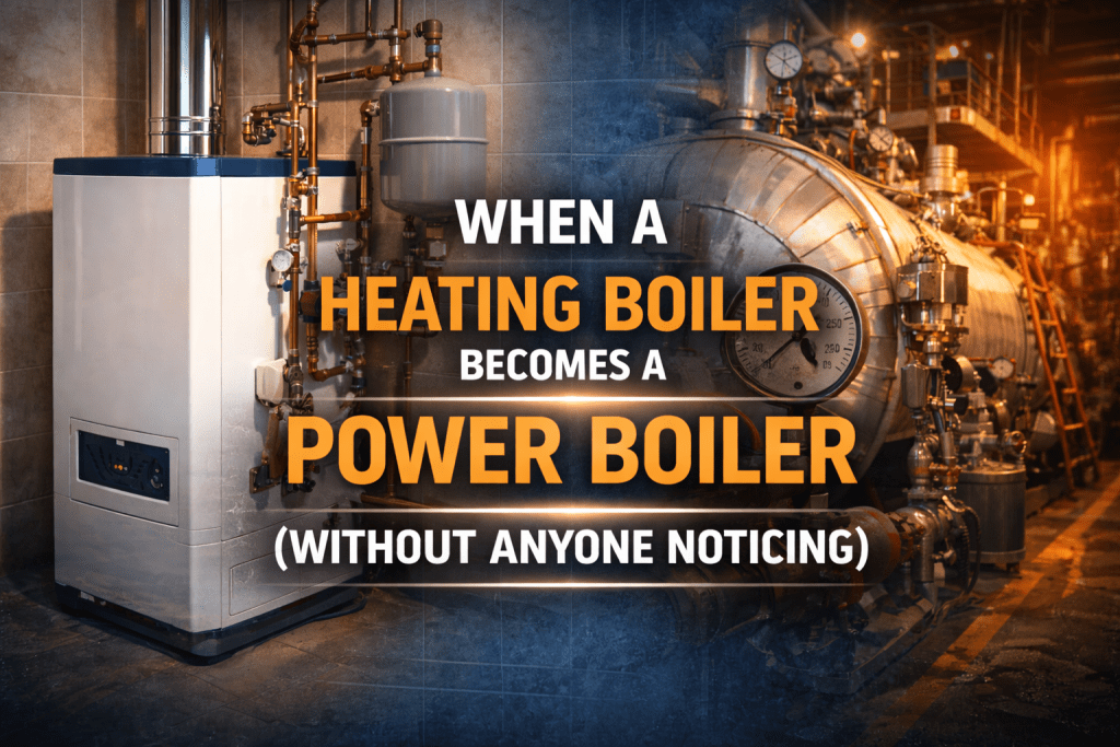 When a Heating Boiler Becomes a Power Boiler: ASME Section I vs IV Explained