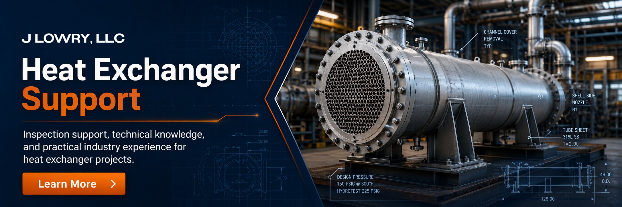 J Lowry, LLC Heat Exchanger Ad