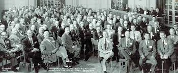 Image of the first board members and presidents of ASME